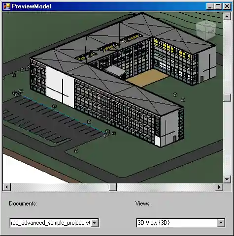 Revit view in WPF control