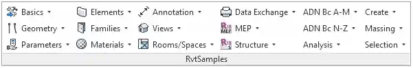 RvtSamples in Revit 2014