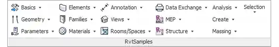 RvtSamples in Revit 2015