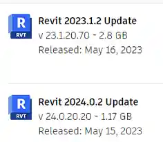 Revit X.Y.2 update Revit X.Y.2 update