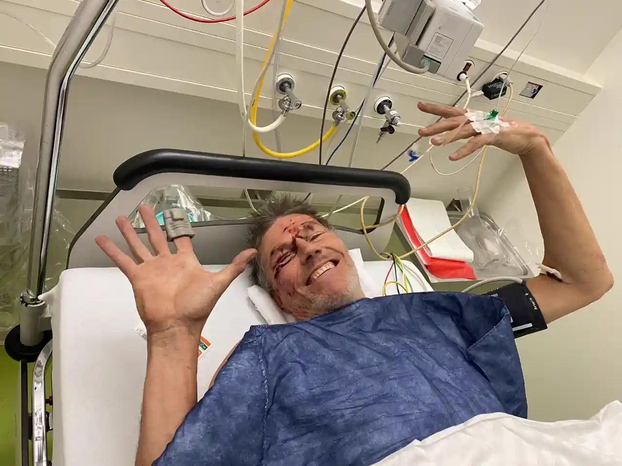 Jeremy in hospital Jeremy in hospital