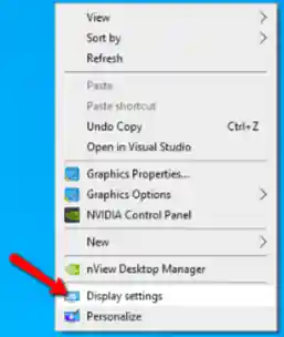 Display settings