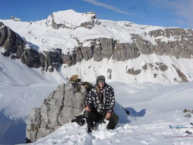 Jeremy with Marat's nice warm shapka ushanka