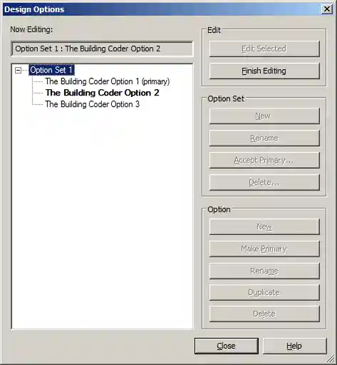 DesignOptionModifier modified the design option