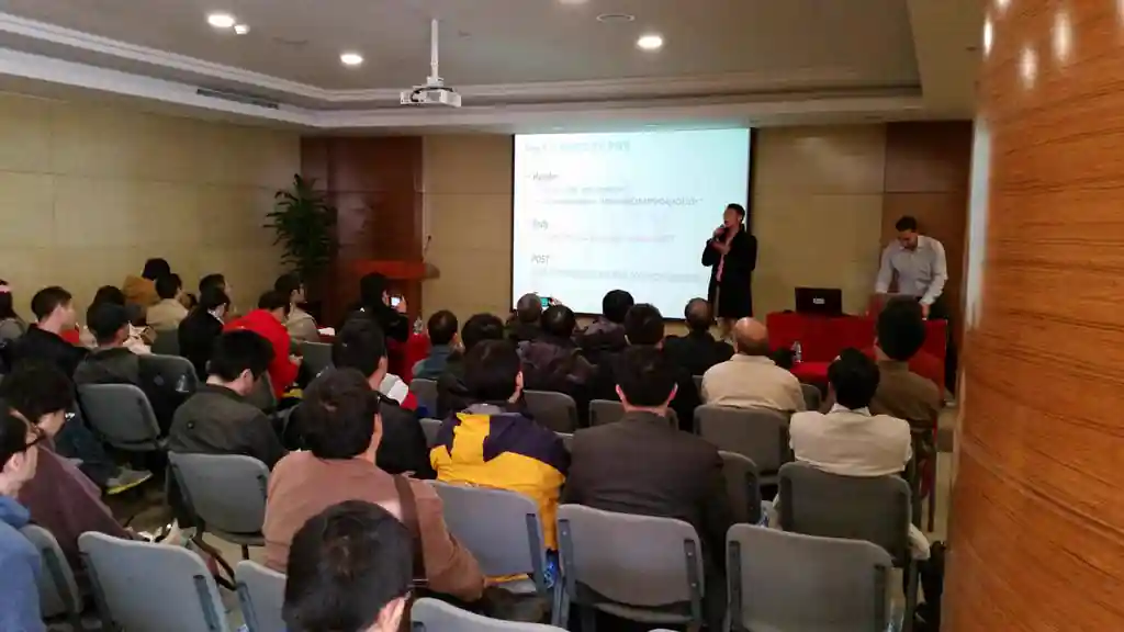 Daniel Du and Philippe Leefsma at DevDays 2014 Beijing