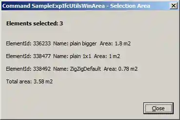 ExporterIFCUtils sample result