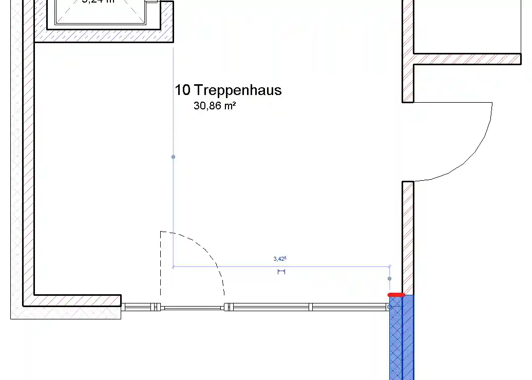 Boundary segment lacking Element