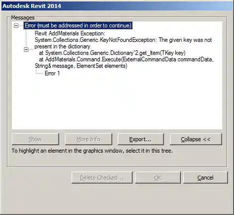 Dictionary key not found error