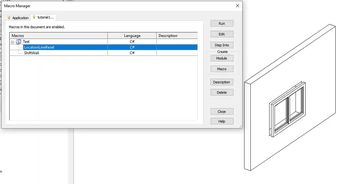 Adjust wall LocationCurve curve macros Adjust wall LocationCurve curve macros