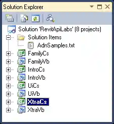 ADN Revit API Training labs including Xtra