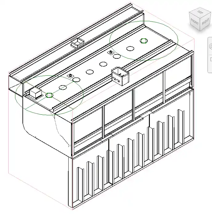 ADSK component with bounding box in red