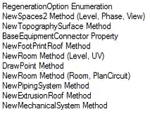 Revit API calls that regenerate the model