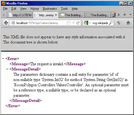 ASP.NET invalid value