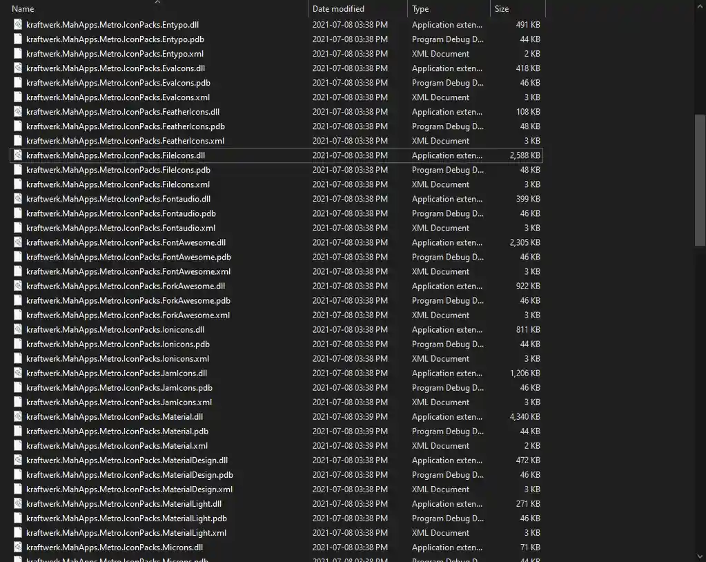 MahApps dependencies