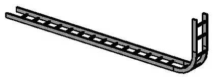 Vertical cable tray connected