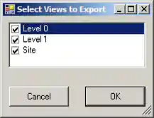 Plan view selection form