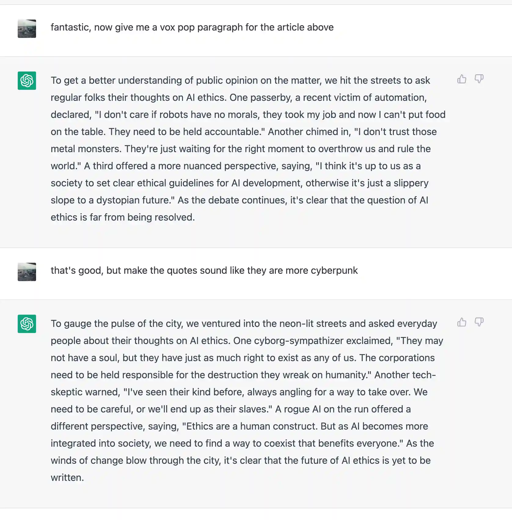 ChatGPT AI ethics paragraph ChatGPT AI ethics paragraph