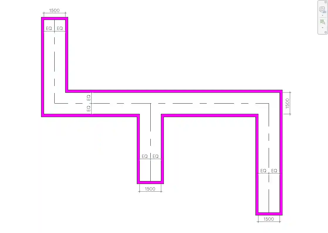 Corridor centerline Corridor centerline