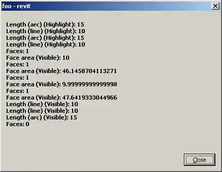 Sample curtain wall result