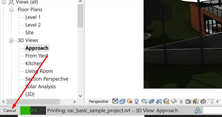 Custom export cancel Custom export cancel