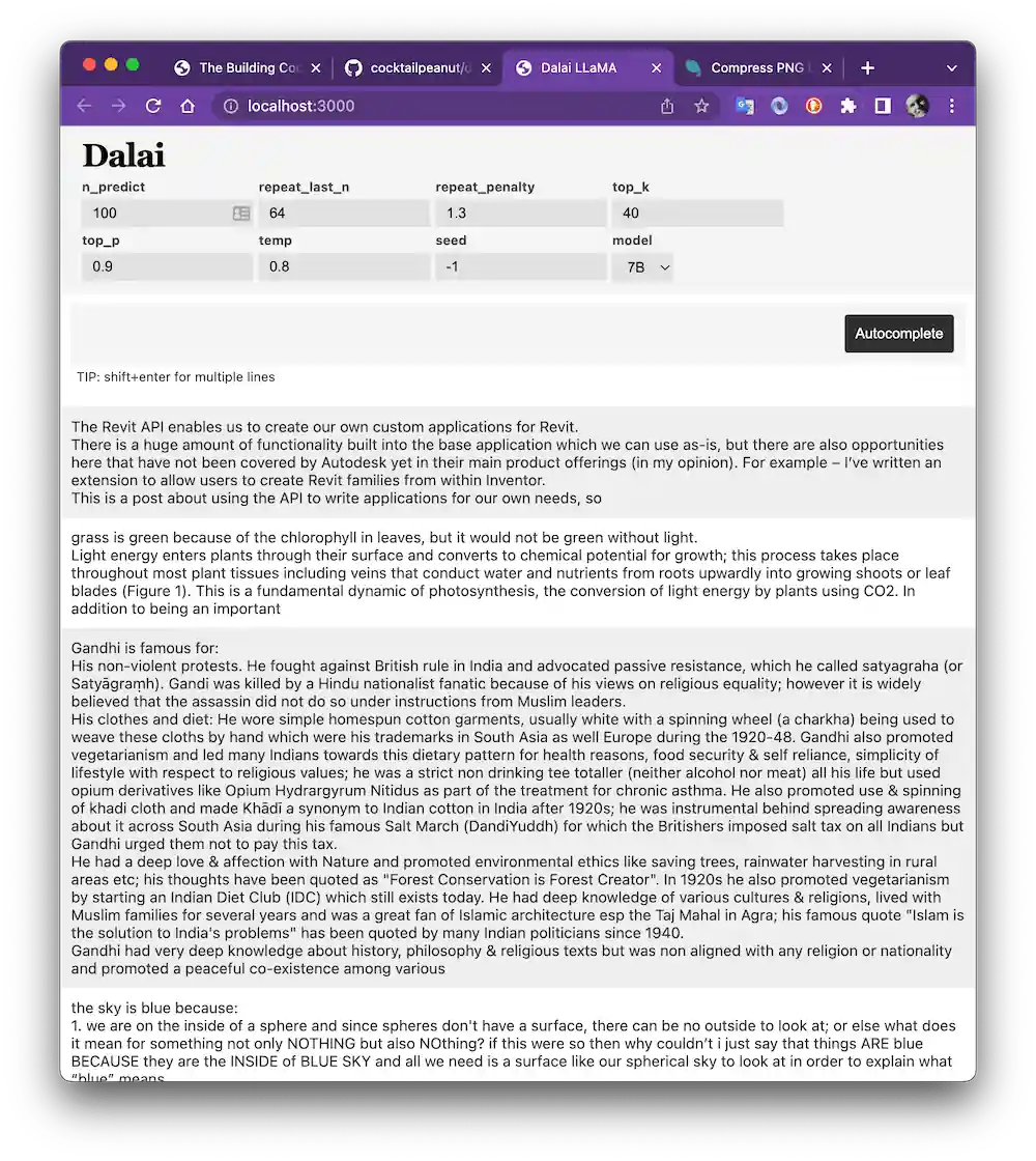 Dalai LLaMa Dalai LLaMa