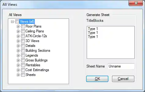 List with several Type 1 entries