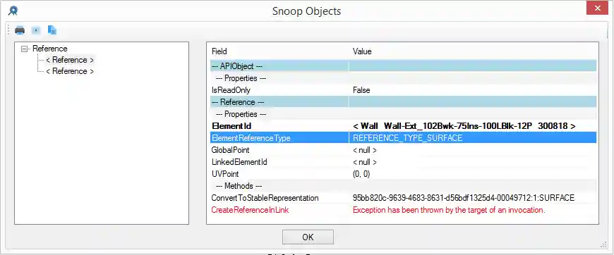 Dimension reference stable representation