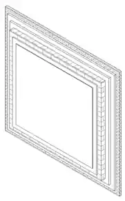 Wall part faces offset individually