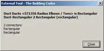 Duct shape and all its connector shapes