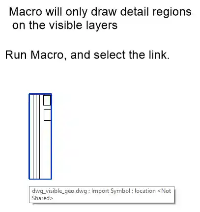 Visible DWG geometry