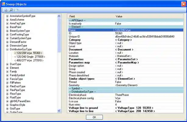 DistributionSysType in RvtMgdDbg
