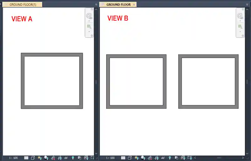 Elements visible in view
