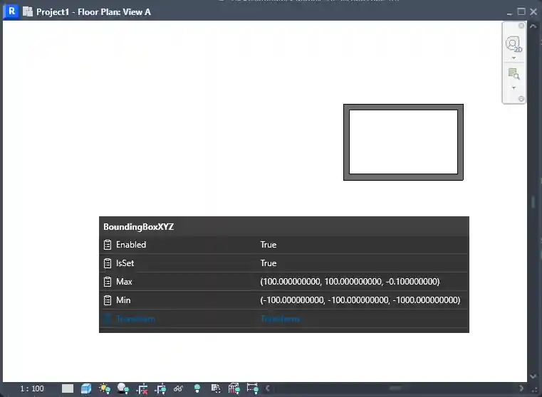 Elements visible in view