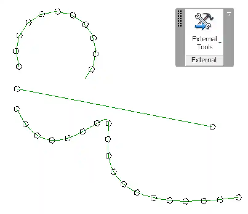 Equi-distant points along spline curve