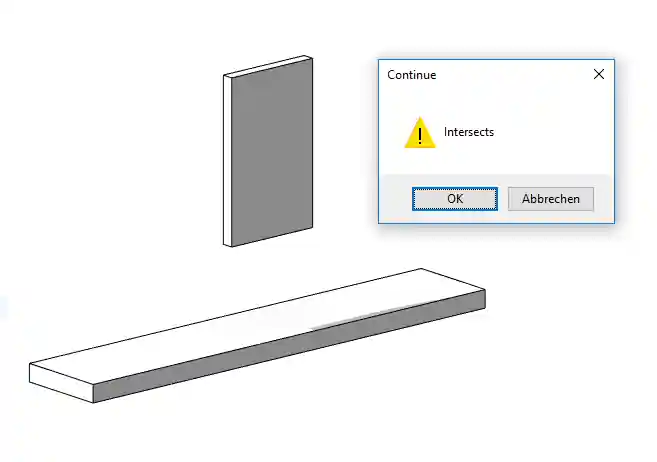 Non-intersecting faces