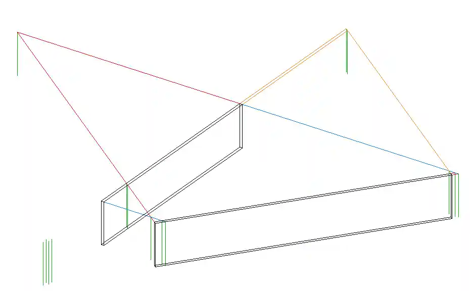Unbounded face intersections between two walls