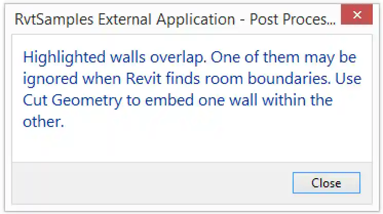 Failure message report
