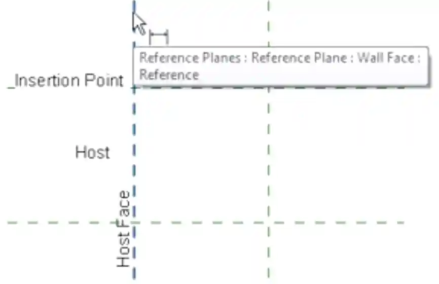 Family instance reference plane