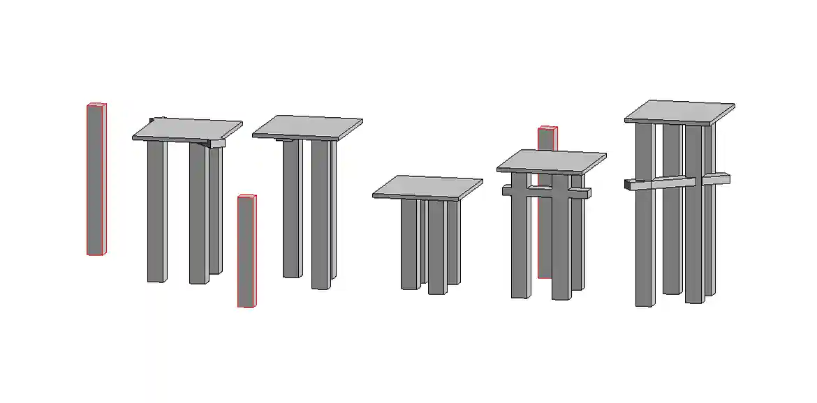 Beams intersecting columns Beams intersecting columns