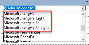 List of duplicate fonts List of duplicate fonts