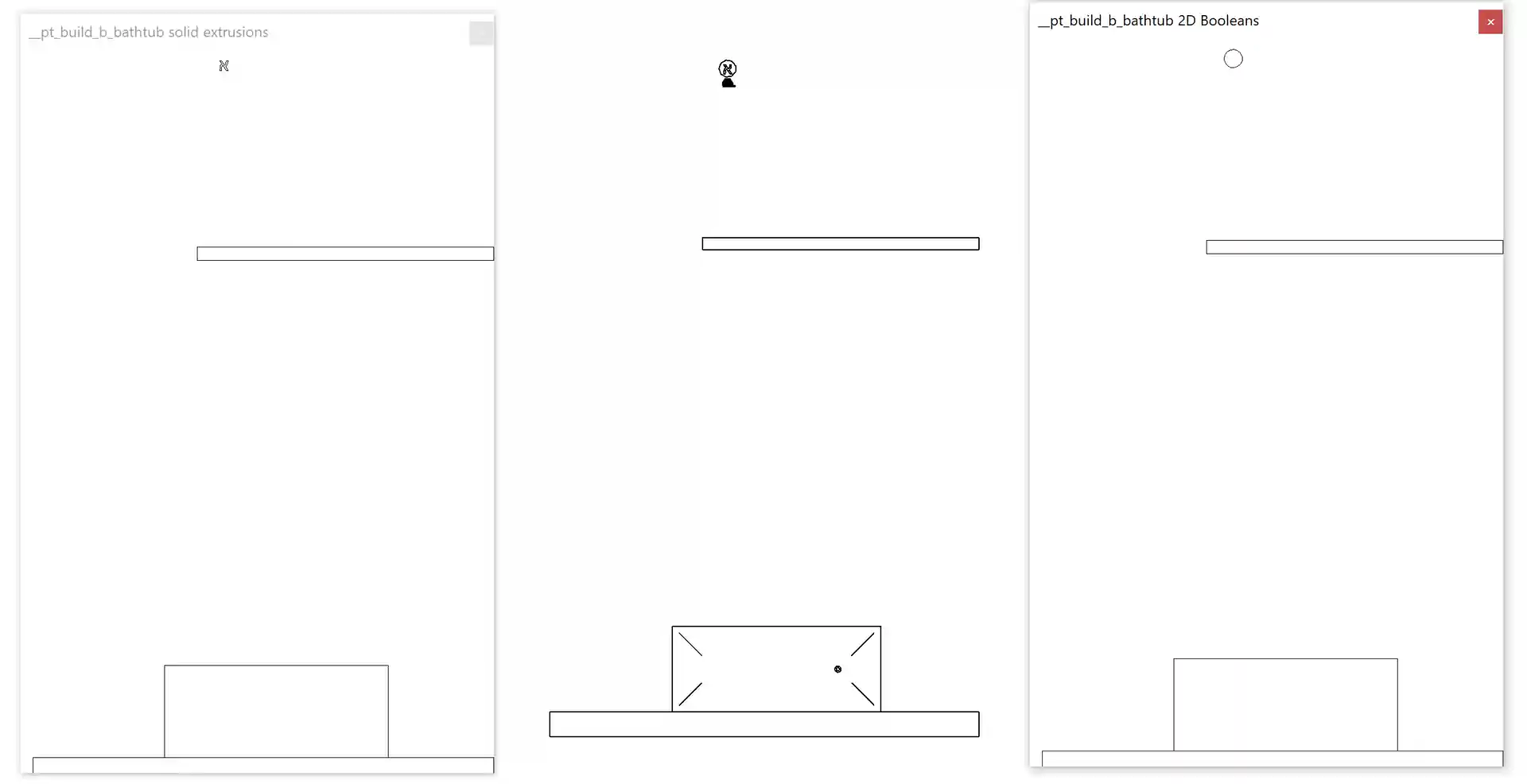 GeoSnoop outlines generated from solids versus 2D Booleans