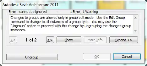 Group edit error