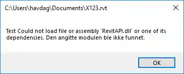 Revit API required