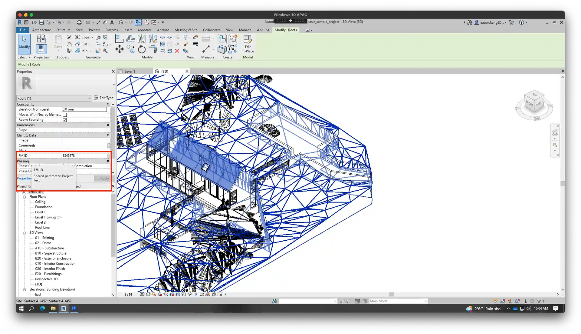 Demo-added custom prop <code>FM ID</code> in IFC Demo-added custom prop <code>FM ID</code> in IFC