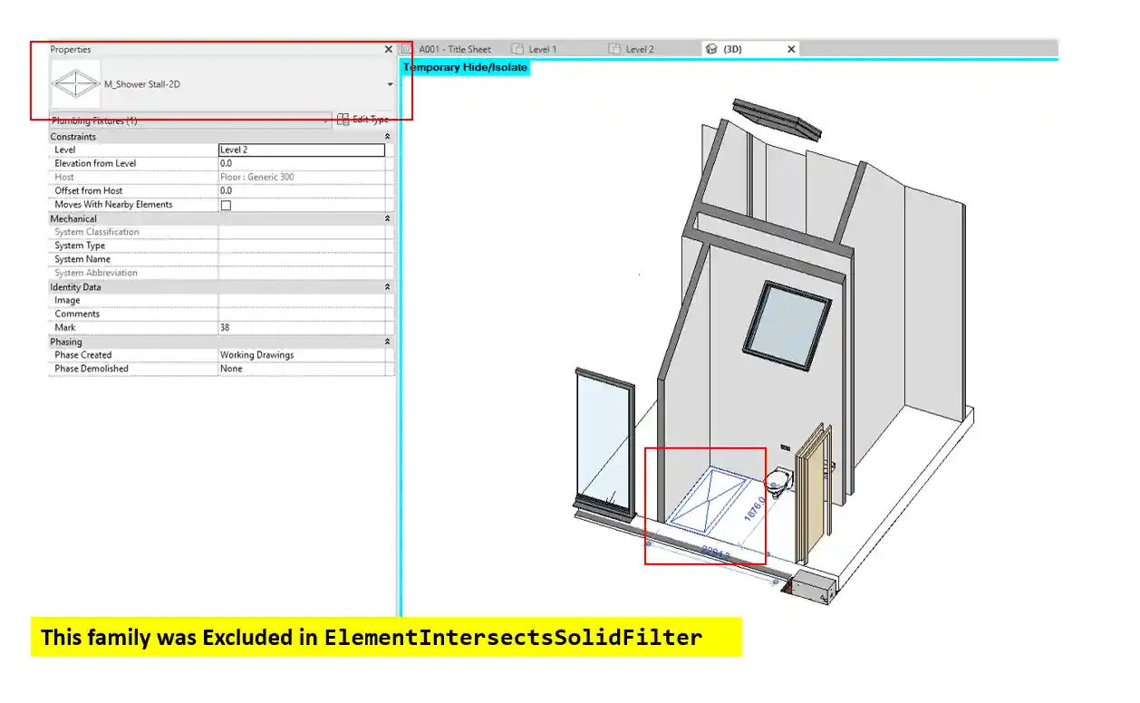 Family instances in room Family instances in room