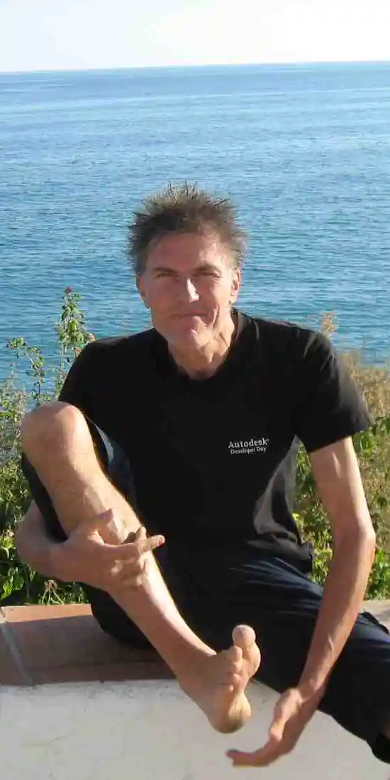 Leaving the beach in Nerja