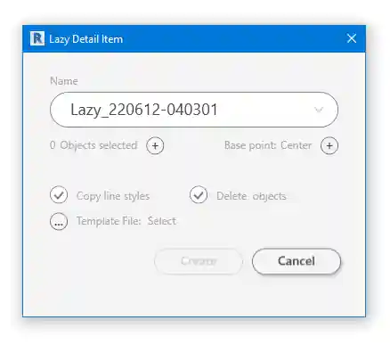 Lazy detail component Lazy detail component