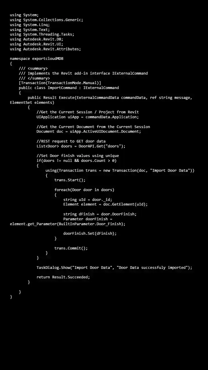 MongoDB export MongoDB export