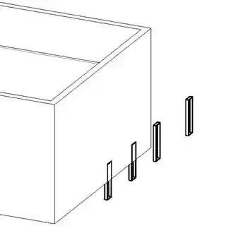 Lighting fixture on reference plane test 1