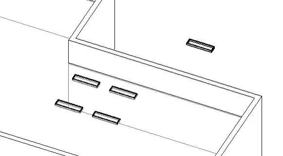 Lighting fixture on reference plane